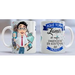 Taza Ingeniero en sistemas