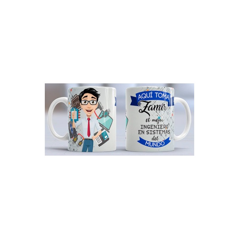 Taza Ingeniero en sistemas