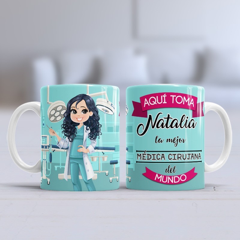 Taza Médica cirujana