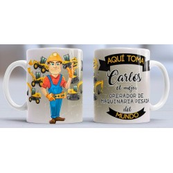 Taza Operador de Maquinaria...