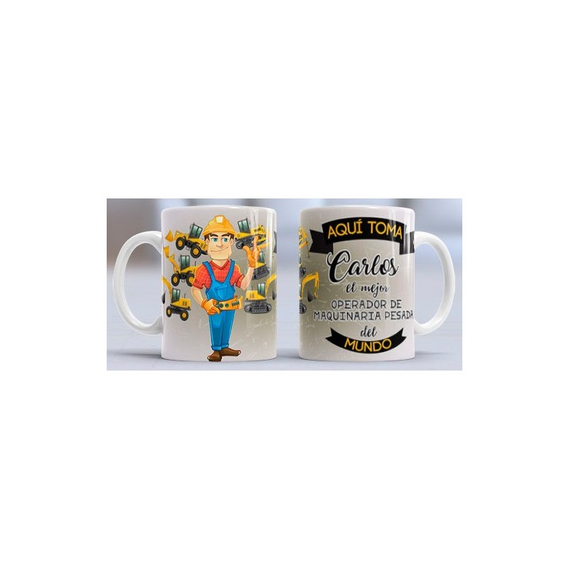 Taza Operador de Maquinaria pesada