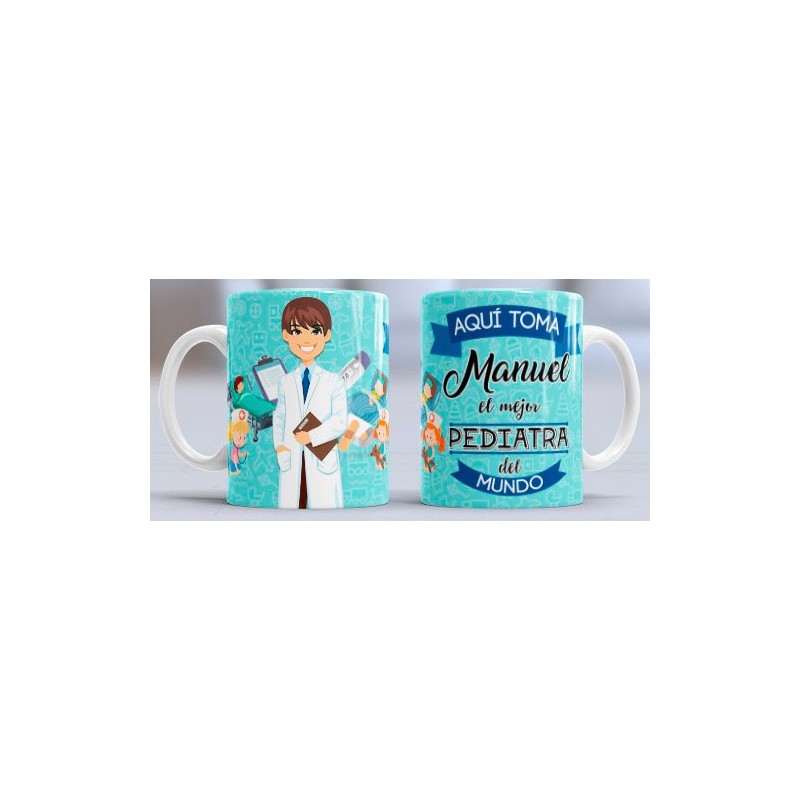Taza Pedriatra hombre