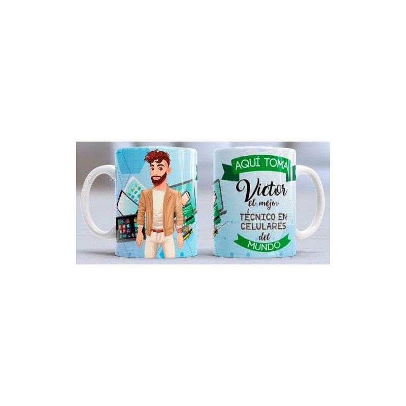 Taza Técnico de celulares