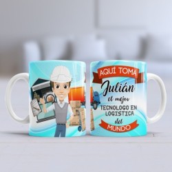 Taza Tecnologo en Logistica